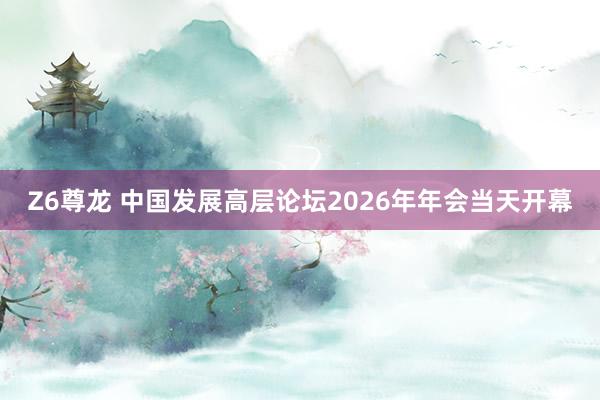 Z6尊龙 中国发展高层论坛2026年年会当天开幕