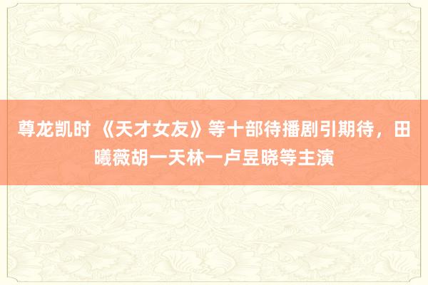 尊龙凯时 《天才女友》等十部待播剧引期待，田曦薇胡一天林一卢昱晓等主演