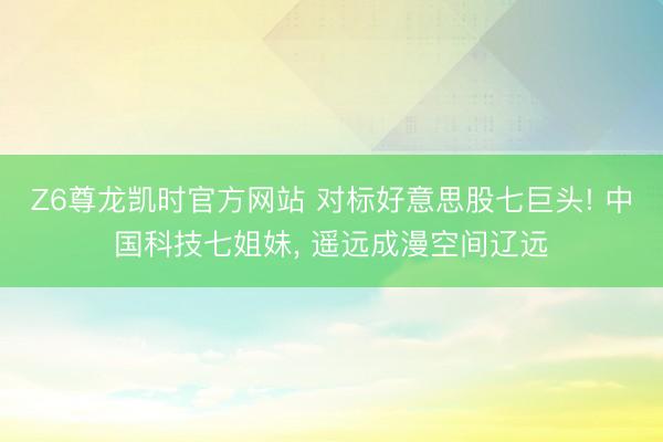 Z6尊龙凯时官方网站 对标好意思股七巨头! 中国科技七姐妹， 遥远成漫空间辽远