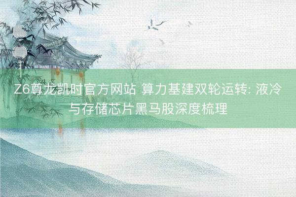 Z6尊龙凯时官方网站 算力基建双轮运转: 液冷与存储芯片黑马股深度梳理