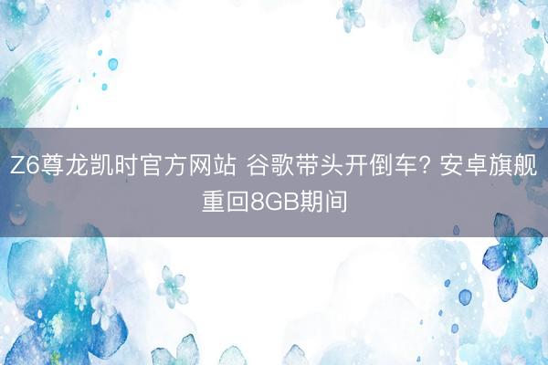 Z6尊龙凯时官方网站 谷歌带头开倒车? 安卓旗舰重回8GB期间