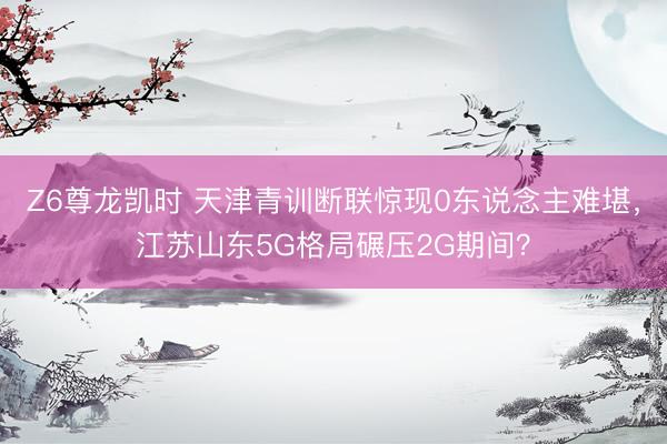 Z6尊龙凯时 天津青训断联惊现0东说念主难堪，江苏山东5G格局碾压2G期间？