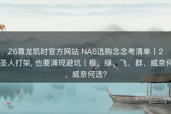 Z6尊龙凯时官方网站 NAS选购念念考清单丨2026圣人打架， 也要涌现避坑丨极、绿、飞、群、威奈何选?